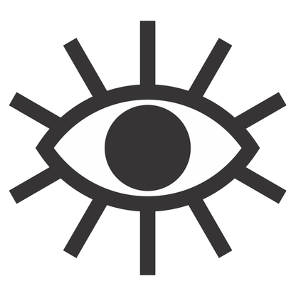 Eye-catching geometric eye design for creative projects