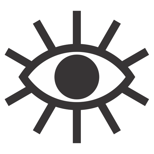 Eye-catching geometric eye design for creative projects