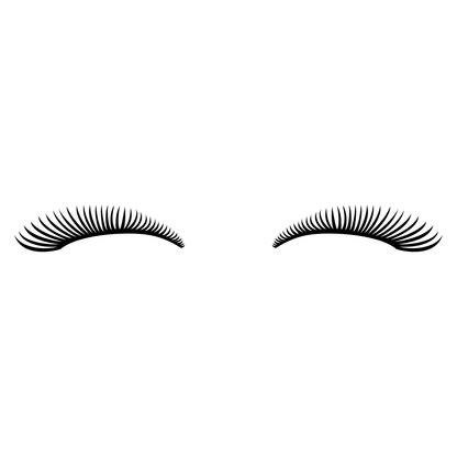Elegant eyelashes vector files perfect for crafting projects
