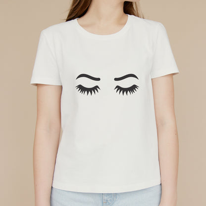 Stylish eyelash vector design for cutting machine projects