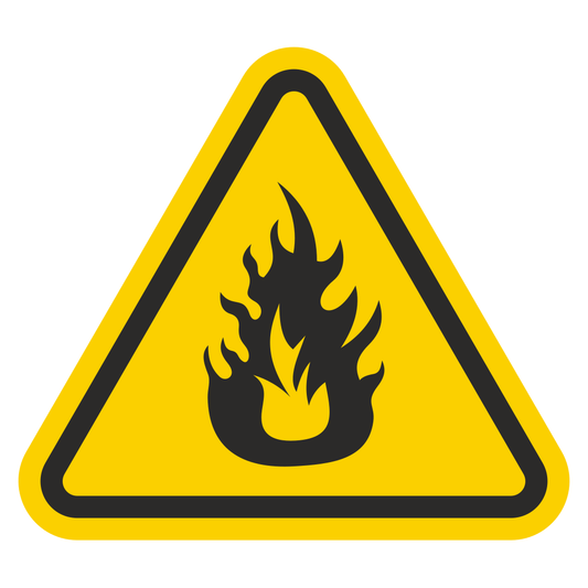 Stylish fire danger sign design for creative cutting projects