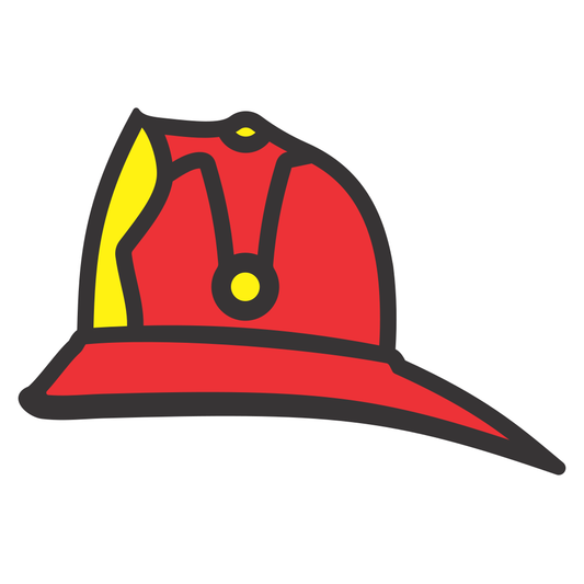 Creative firefighter helmet design for cutting machines