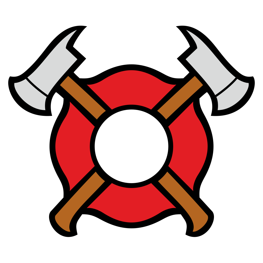 Emblem of bravery and commitment from dedicated firefighters