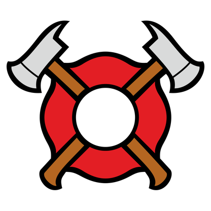 Emblem of bravery and commitment from dedicated firefighters