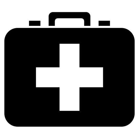 Creative first aid kit vector design for cutting machines