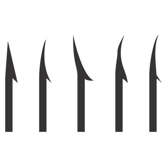Premium vector design of fishing hooks for creative crafting