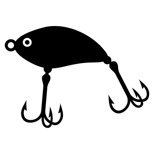 Creative vector design for fishing lure cutting machine