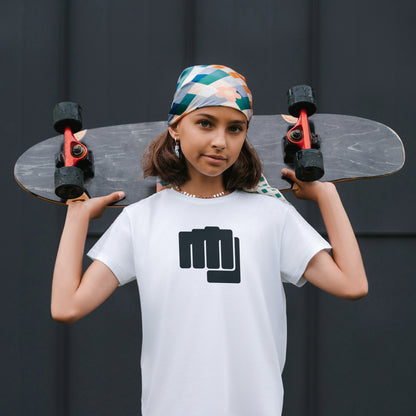 Creative vector design of a striking hand gesture for crafts