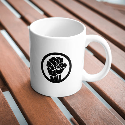 Strong fist symbolizing unity and resilience in design