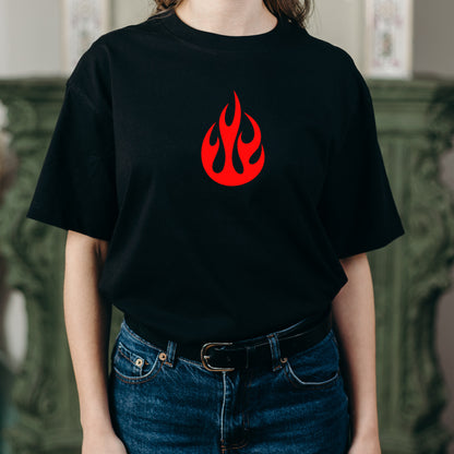 Stylish black flame design suitable for cutting machines