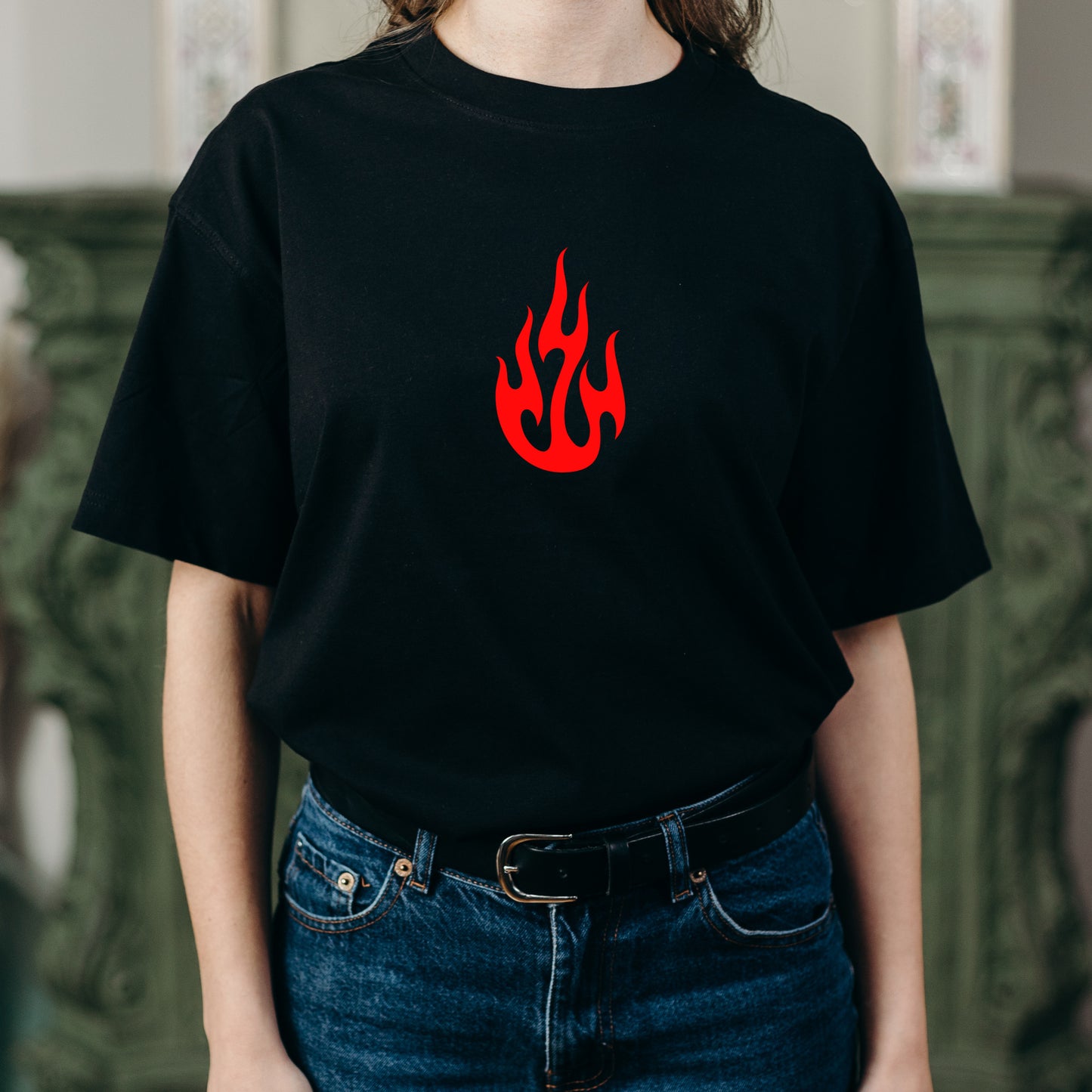 Stylish black flame design for cutting machine projects