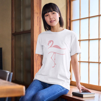 Elegant pink flamingo design for crafting and decorating