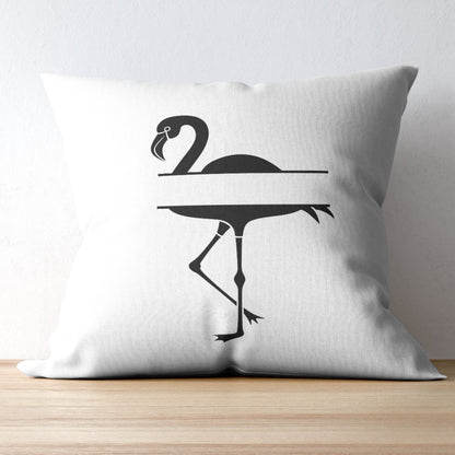 Creative flamingo silhouette design for craft projects