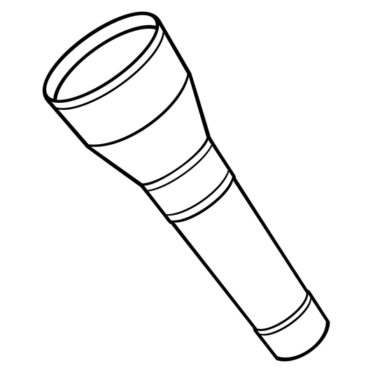 Innovative flashlight design for crafting and cutting projects