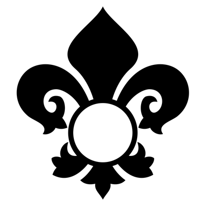 Elegant fleur de lis vector design for creative projects