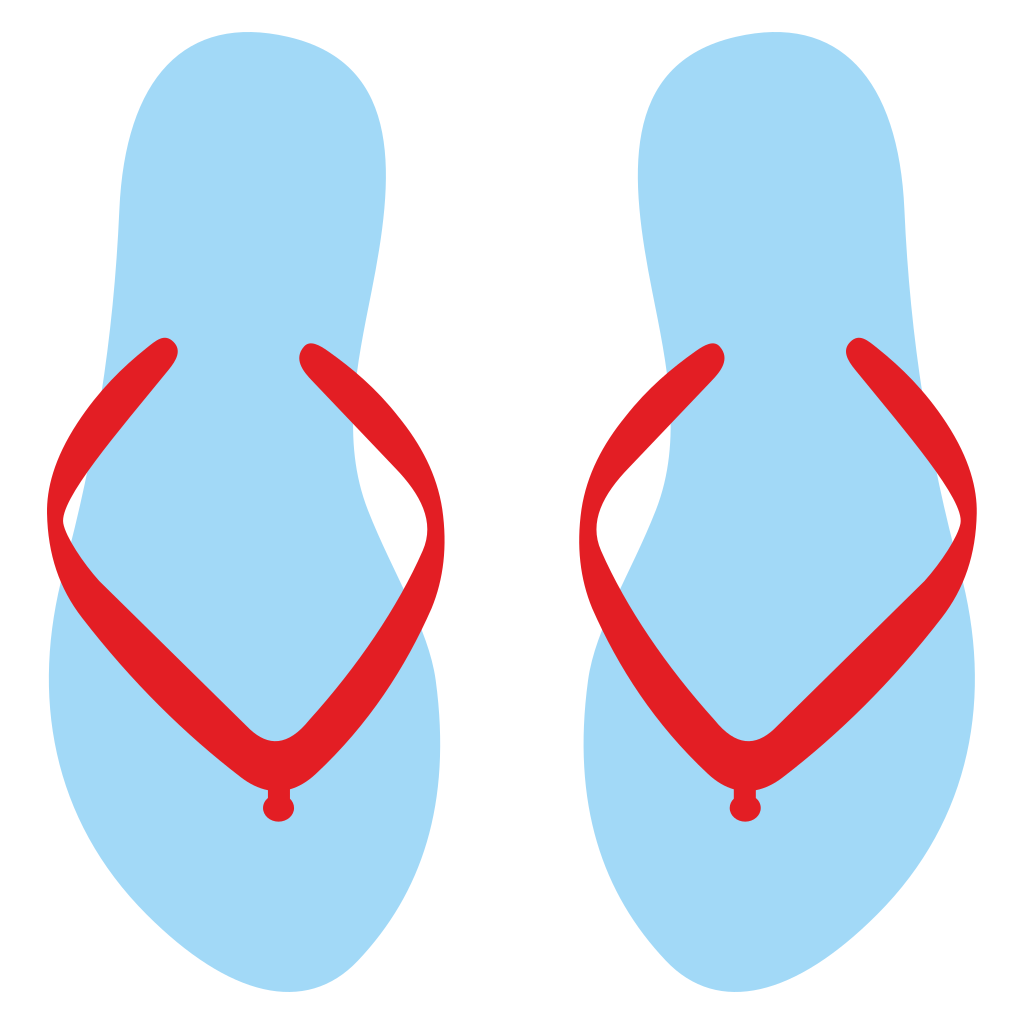 Flip flops design perfect for summer crafting projects