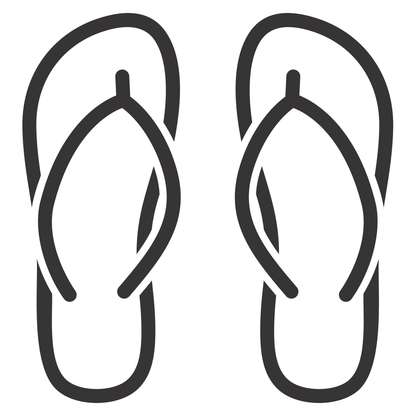 Flip flops for summer fun and beach days ahead in stylish design