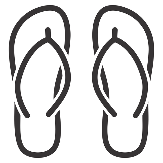 Flip flops for summer fun and beach days ahead in stylish design