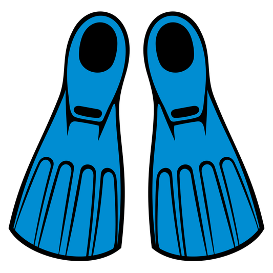 Create stunning designs with adorable blue flippers for crafting