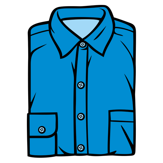 Stylish folded shirt design ideal for cutting machines
