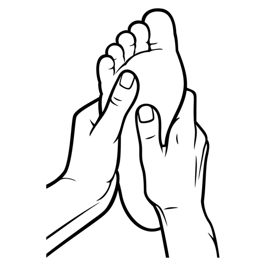 Relaxing foot massage design for cutting machines