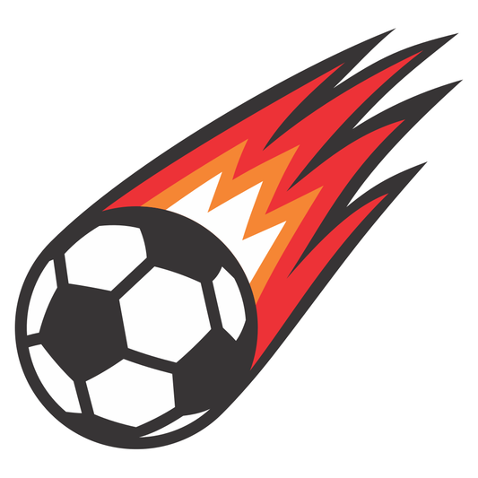 Explosive football design for creative cutting machine projects