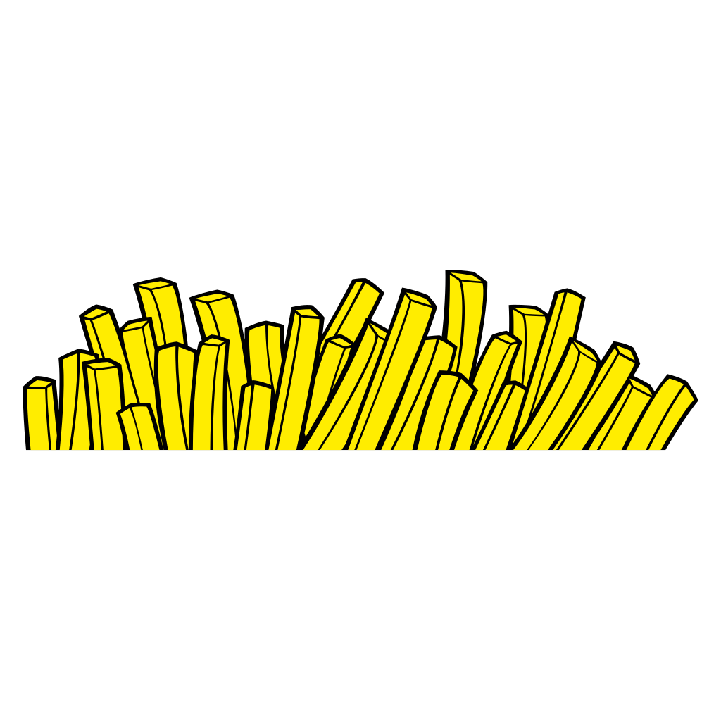 Perfectly golden French fries for cutting machine projects