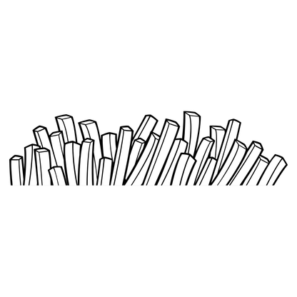Creative vector art design featuring crispy French fries
