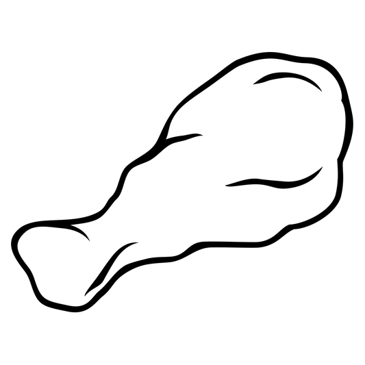 Craft delicious fried chicken legs with versatile vector designs