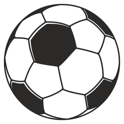 Creative soccer ball design for cutting machine projects
