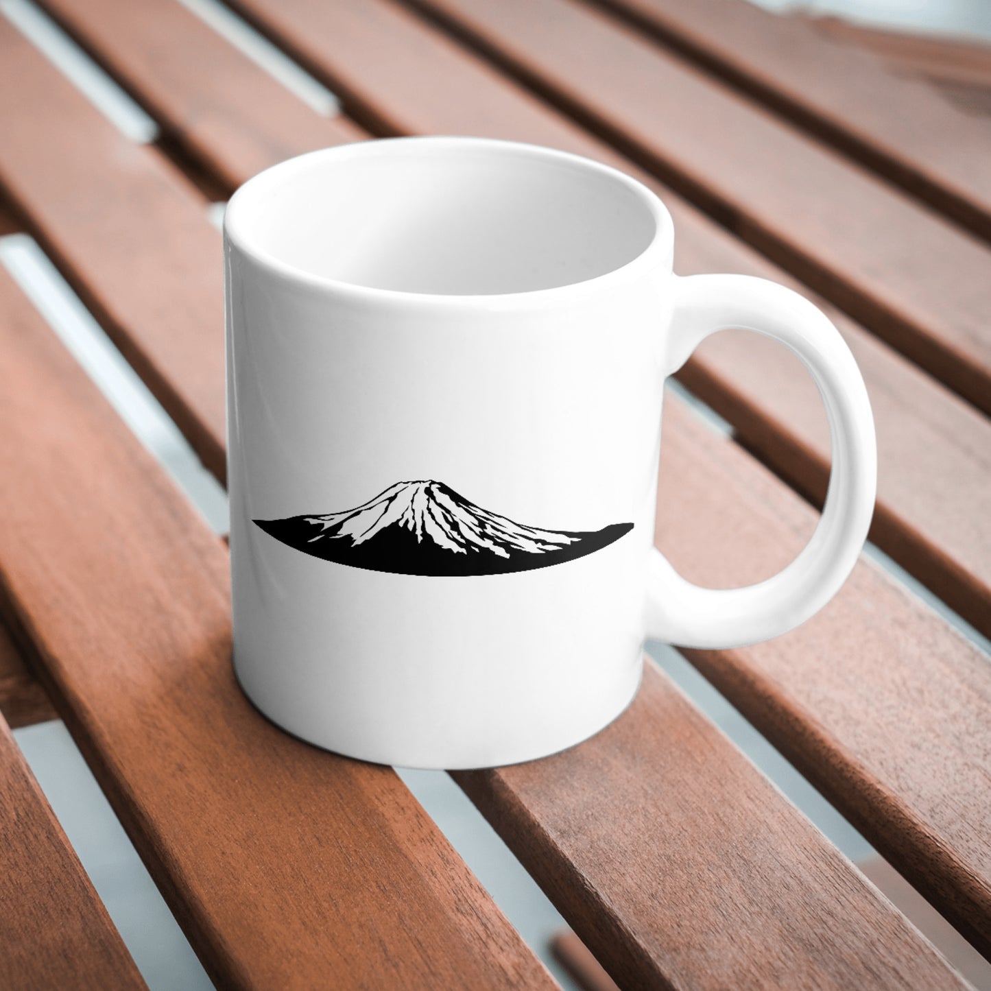 Beautiful Fuji Mountain silhouette design for cutting machines