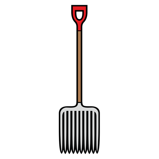 Unique gardening fork design for creative projects and crafts
