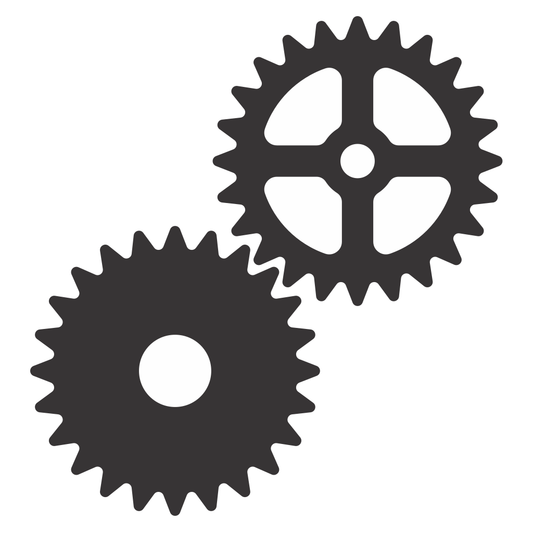 Gears and cogs in seamless motion for creative projects
