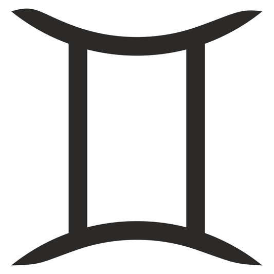 Unique Gemini zodiac sign vector design for crafting enthusiasts