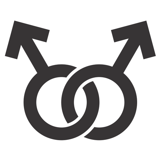 Celebrating equality through gender symbols for gay pride
