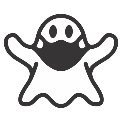 Creative ghost design for cutting machines and crafts