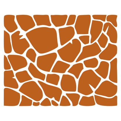 Unique giraffe print pattern for cutting machines