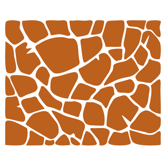 Unique giraffe print pattern for cutting machines