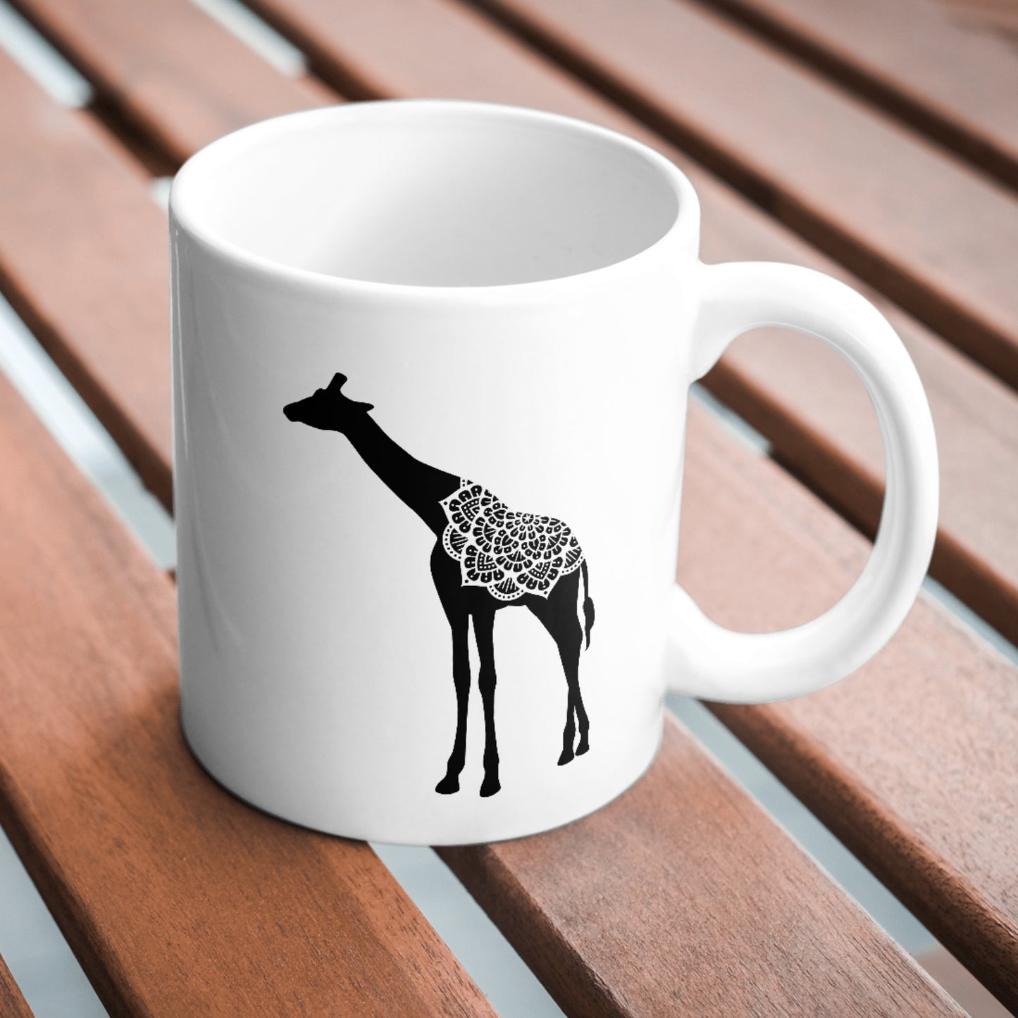 Majestic giraffe mandala design for creative cuttings
