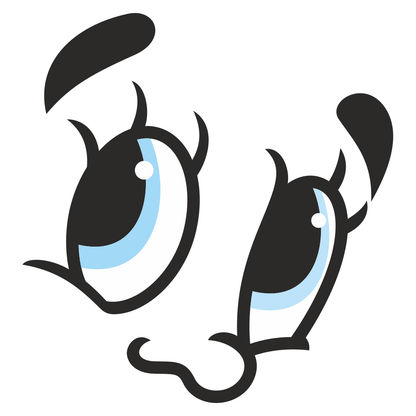 Charming cartoon face design perfect for crafting projects