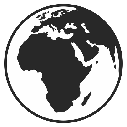 Creative vector design of Earth featuring Africa for crafting
