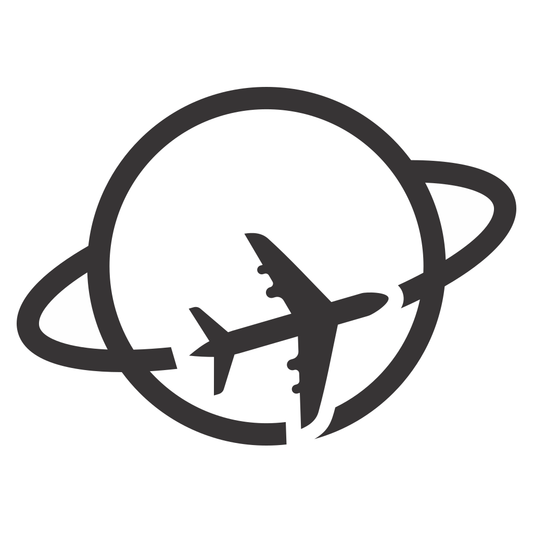 Creative globe and airplane design for cutting machines