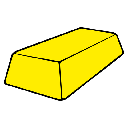 Golden bar design for crafting and cutting projects