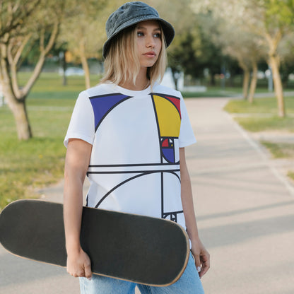 Creative vector design inspired by the golden ratio