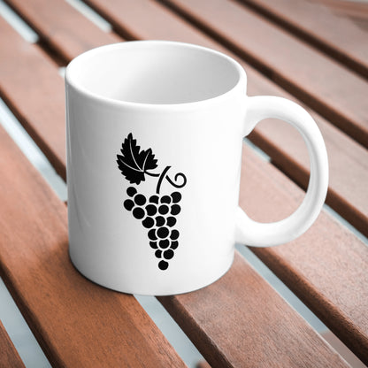 Elegant black grape vector design for cutting machines