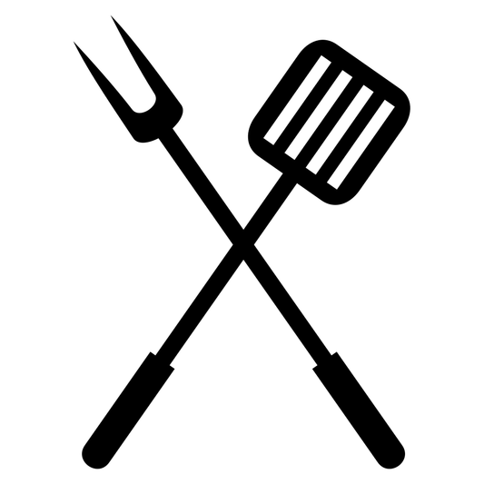 Smoky grill tools ready for a backyard barbecue adventure