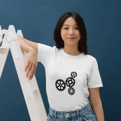 Creative vector design of interconnected gears for crafting