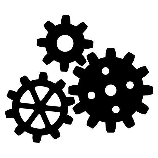 Vector design of growing gears for digital cutting