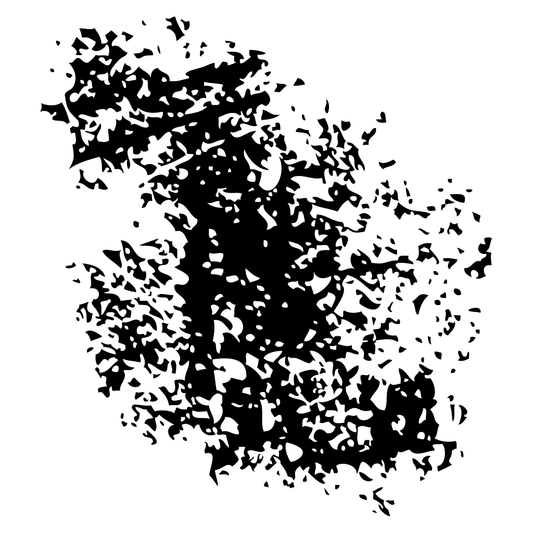 Creative grunge stain vector for cutting machines