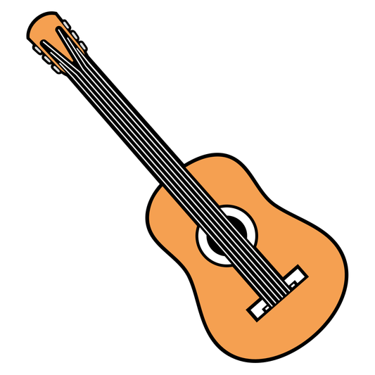 Vector design of an acoustic guitar for cutting
